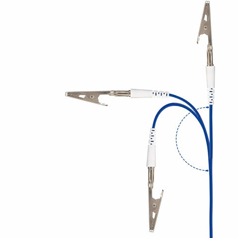 Anti Static Wrist Strap Kit With Grounding Cord For ESD Protection And Static Discharge, blue cord with alligator clips