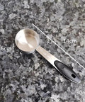 Rock Solid 304 Stainless Steel Coffee Canister Featuring One Way Degassing Valve And Rotatable Date Tracker, measuring 14cm, 1/8 cup, 30ml.