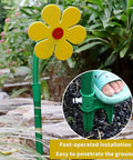 Crazy Daisy Sprinkler Dancing Sunflower Water Sprinkler For Lawn Garden Yard Watering And Outdoor Dog Play installed in grass