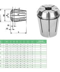 Super Durable ER32 Spring Collet Chuck for Precision CNC Milling And Drilling With Dust Blocking Design And 10 mm Clamping Range for heavy duty access.