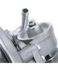 Close-up of Super Tough Vacuum Pump For Ford E150 Econoline 1992 Through 1993 Complete Bolt On Kit with metal fittings.