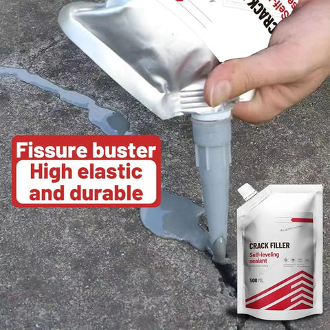 Indoor And Outdoor Concrete Crack Filler Self Leveling And Waterproof Patch Sealant applied on driveway, 500ml