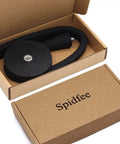 Magnetic Front Load Washer Door Prop Flexible Door Holder in black, shown in open box, designed to keep washer dry and ventilated.