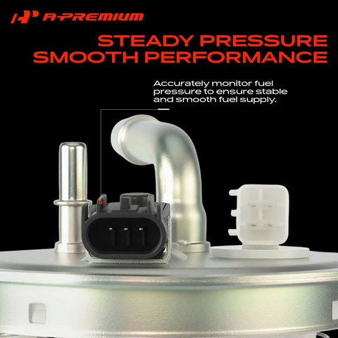 Heavy Duty Electric Fuel Pump Module Assembly Featuring A Built In Pressure Sensor For Chevy Trailblazer And Gmc Envoy close-up view of connectors.