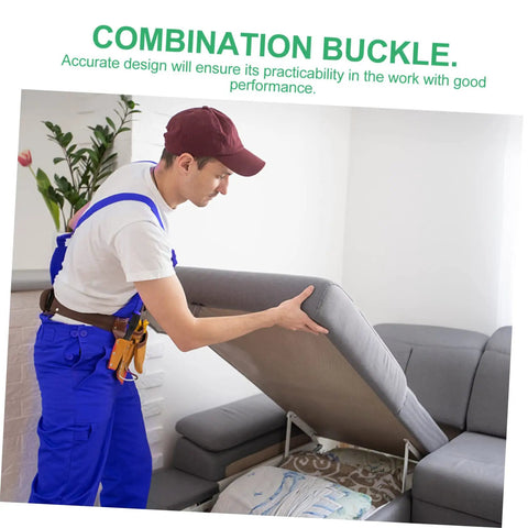 Heavy Duty Iron Sofa Connectors Four Pair Interlock Brackets For Sectional Furniture Anti Wobble Joiners Keep Your Couch Locked Tight No More Slipping Or Loose Sections Enjoy A Rock Solid Living Room Setup Quick Install Hardware