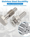 Dumbbell Upgrade Kit With Enhanced Spring Pins And Weight Adjustment Sliders For Fast Series Dumbbells, Stainless Steel