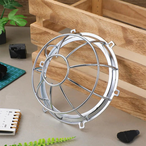 Heavy Duty Metal Detector Guard Cover And Fire Alarm Protector With Tool Less Quick Mount for Sprinkler Heads, 6.18x6.18 inches.