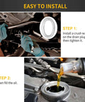 Installation of Must Have 20 Pack Transmission Drain Plug Gaskets And Oil Crush Washers Set For Toyota And Lexus including oil filling.