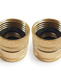 Three Quarter Inch Female To Female Garden Hose Adapter Kit With Solid Brass Construction Swivel Connectors For No Leak Quick Connect End