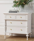 Gold Dresser Knobs Set Of 10 Small Gold Drawer Knobs For Cabinets And Furniture Easy Install With Included Screws One Inch And One And Three Quarter Inch Sleek Modern Hardware Upgrade For Dressers Cabinets Chests And Nightstands on white dresser