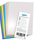 PSA Lapping Film Pack Workhorse Seven Sheets 8.5 x 11 Inches Microfinishing Sanding Paper With Pressure Sensitive Adhesive