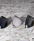 Side view of oil rubbed bronze cabinet cup pulls three and a half inch overall length 10 pack durable drawer handles.