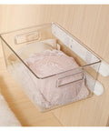 Quiet Drawer Slides With Punch Free Track System And Side Mount Rails Easy No Drill Installation on wooden cabinet wall