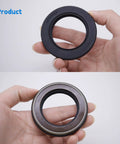 Oil seal 40x62x11mm; front black rubber, back brown metal, for Kawasaki K3V112/NV80 pump (AP2388E).