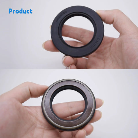 Oil seal 40x62x11mm; front black rubber, back brown metal, for Kawasaki K3V112/NV80 pump (AP2388E).