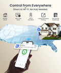 Slick WiFi Smart Lever Lock With Nonkeyed Deadbolt Matte Black For Front Door Security Zero Hassle Keyless Entry features smart control from a phone.