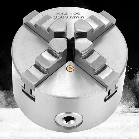Pro Grade 4 Jaw Self Centering Lathe Mandrel Set With Extra Scrolling Jaws And Steel Grip Chuck For Turning Machines And Non Ferrous Metals That Bring Spot On Precision And Zero Frustration Daily