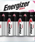 Premium Alkaline D Cell Batteries 8 Pack With Kickass Performance For High Drain Flashlights Radios And Toys in packaging.