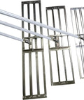 38 Inch Wide Leveling Lawn Rake With Stainless Steel Head And 72 Inch Aluminum Handle Top Notch Heavy Duty Yard Leveler