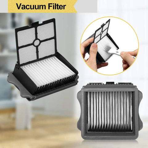 2 Pack Brush Rollers And 4 Pack Vacuum Filters For Floor One S3 Cordless Vacuum Cleaner Replacement Parts Kit - filter detail