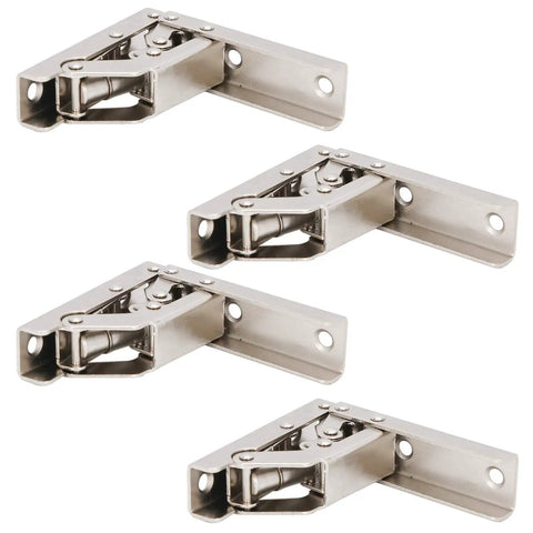 Bridge Shaped Cupboard Hinges 4 Pack Soft Close Cabinet Hinges, Tool Friendly Installation With Existing Holes, Cold Rolled Steel