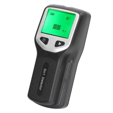 NDNCZDHC Stud Finder Wall Scanner, 5 in 1 Detector HD LCD Display for Wood AC Wire Center Edges (Silver) handheld scanner