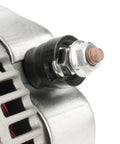 Close-up of connector on 100 Amp Automotive Alternator For Lexus LS400 GS400 SC400 SC430 1998 To 2005 Replacement 12V 100A CW Rotation 6 Groove Pulley OE Numbers 2706050230 2706050210 2706050240 13715