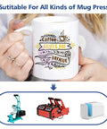 Person holding 11 Oz Sublimation White Ceramic Mugs Set Of 24 Blank Coffee Cups Microwave Safe For Crafts Do It Yourself Printing