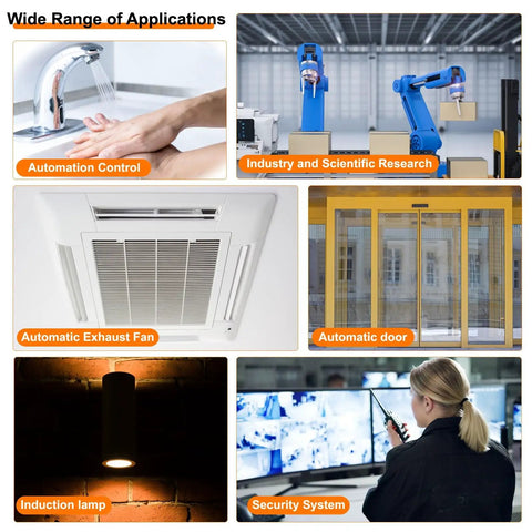 10 Pack Ultrasonic Distance Sensor Module TCT40-16T High Precision Distance Measuring Transducer Ultrasonic Sensor For Accurate Object Detection, Distance Measurement And Proximity Sensing In Security, Robotics, Automation And DIY Projects used in automation, doors, and security systems