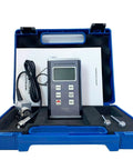 3 Axis Piezoelectric Accelerometer Vibration Meter With 3D Velocity Vibrometer Gauge, Data Logger, And 10 Hz To 10 kHz Range, ISO 2954 Compliant Pro Grade Diagnostic Gear For Rotating Machinery, Detects Misalignment And Out Of Balance in blue case