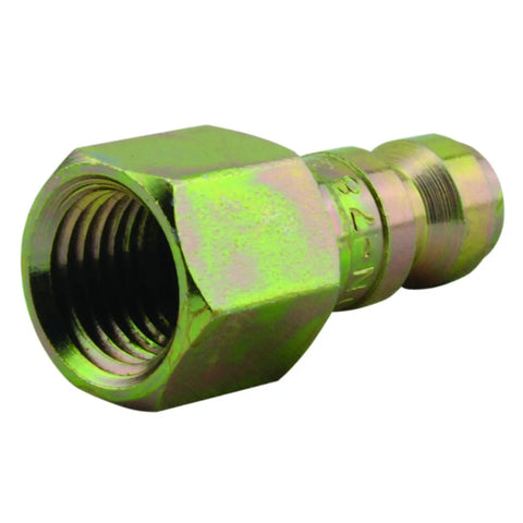 Box Of 250 Built Like A Tank 1/4 Inch FNPT T Style Pneumatic Plugs Case Hardened Steel Plated rust resistant fitting