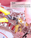 Pro Grade Metal Earth Model Kit Tools Set 2 Piece Clipper And Needle Nose Pliers For Metal Puzzles in use on metal sheet