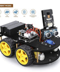 R3 Smart Robot Car Kit V4 For Arduino Hands On STEM Education Bundle For Kids And Teens Coding Toys Age 8 9 10 11 12