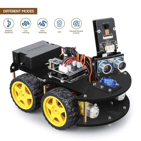 R3 Smart Robot Car Kit V4 For Arduino Hands On STEM Education Bundle For Kids And Teens Coding Toys Age 8 9 10 11 12