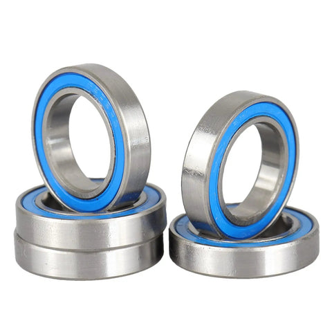 Ten Pack 6802-2RS Deep Groove Ball Bearings ABEC-5 Precision 15x24x5mm Pre Lubricated With Double Rubber Seals Ready To Roll
