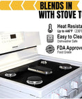 Samsung gas stove with Top Protector For Gas Stoves Thick Nonstick Burner Covers Reusable Washable Stove Shield Durable 0.4mm Double Layer Protector For Easy Cleanup And No Mess.
