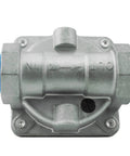 Natural gas pressure regulator with 3/4 inch female NPT threads delivers stable outlet pressure from 4 to 10 inches water column