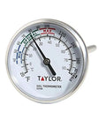 Front view of Soil Temperature Thermometer With 4 Inch Stem For Plant Care And Lawn Garden Monitoring Measures 2 Inches Deep 20 To 180 Degrees Fahrenheit