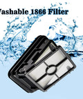 Washable 1866 filter for CrossWave Replacement Brush Roll Set And Filter Pack For Multi Surface Vacuum Cleaners