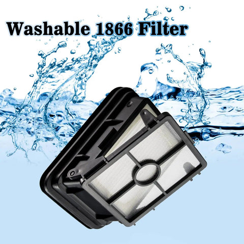 Washable 1866 filter for CrossWave Replacement Brush Roll Set And Filter Pack For Multi Surface Vacuum Cleaners