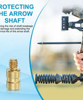 25 Grain Brass Screw In Arrow Insert Weight For Carbon Arrows 6.2mm 0.244 Inch Shaft Field Points Archery Accessory