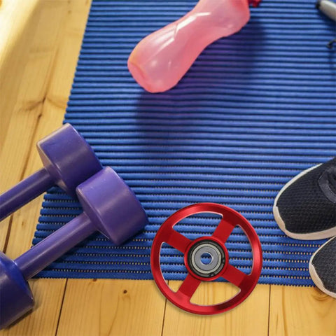 Two Piece Fitness Pulley Wheel Replacement For Gym Cable Systems Aluminum Alloy Durable Construction