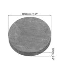 High Purity Graphite Block Disk Ingot 30x5mm For Melting And Electrolysis Pro Grade Graphite Electrode Plate Sheet Great For Casting