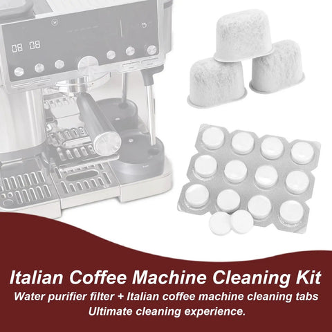 Espresso Machine Cleaning Kit For Ninja Luxe Cafe With Descaling Tabs And Water Filters Includes 24 Cleaning Tabs And 4 Filters For Deep Clean Mineral Build Up Removal And Easy Maintenance, espresso machine tabs and filters