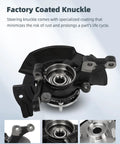 Front Right Steering Knuckle And Wheel Bearing Hub Assembly For Hyundai Sonata 2011 2012 2013 That Fits Without Sport Suspension close-up view