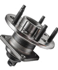 2pc Rear Wheel Hub and Bearing Assembly for Chevrolet Malibu, Buick Lucerne LeSabre, 5-lug with ABS Sensor Cap Replacement