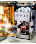 1.7L Semi Automatic Espresso Machine With 15 Bar Pressure, 1450W, Stainless Steel Brew Head, Built In Milk Frother in kitchen