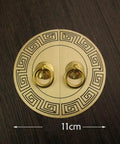 Vintage Cabinet Knobs And Brass Cupboard Handles For Diy Home Upgrades, Durable Copper Drawer And Door Handles, Double Open Cabinet Hardware