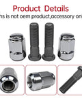 M12x1.5 Wheel Studs With Lug Nuts Set For Honda Vehicles Including Accord Civic CRV Odyssey TL TSX Integra MDX NSX Legend