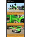 Hassle Free Heavy Duty Glass Vacuum Lifter Remote Control Architectural Window Handler showing adjustable bracket and suction cap.